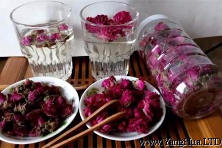 紫玫瑰花茶
