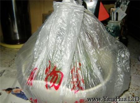 蟹爪蘭罩塑膠袋